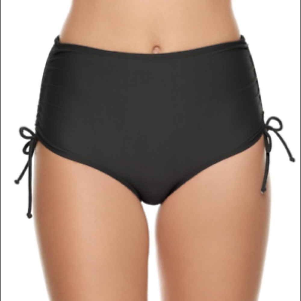 Black High Waisted Bikini Bottoms Size S